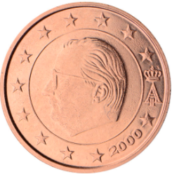 1 cent Belgicko 2004 ob.UNC