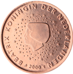 5 CENT 2000 Holandsko ob.UNC