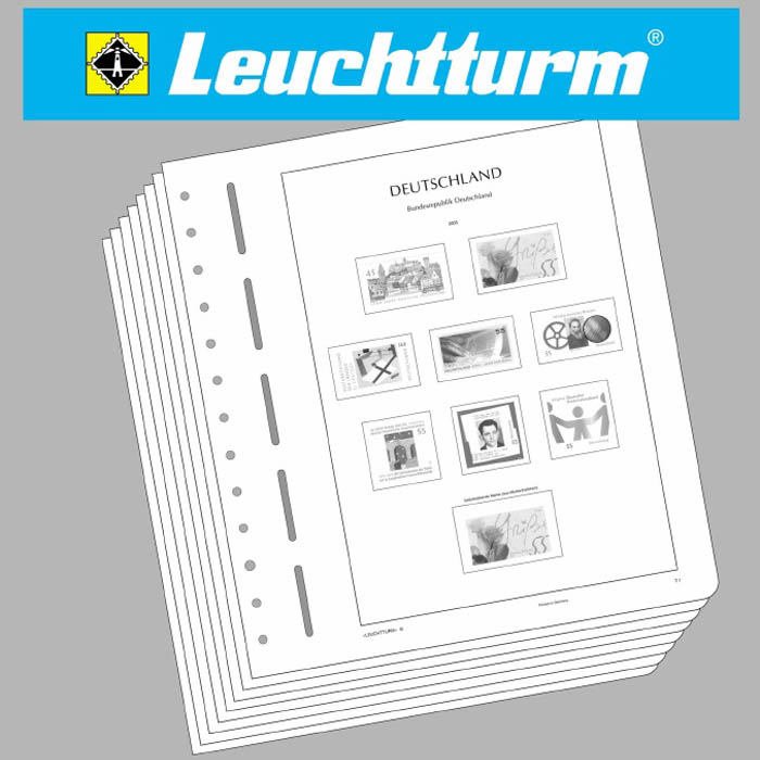 Alb.listy LEUCHTTURM ilustr., Protektorát Čechy a Morava 1939-1945 (22B) IN