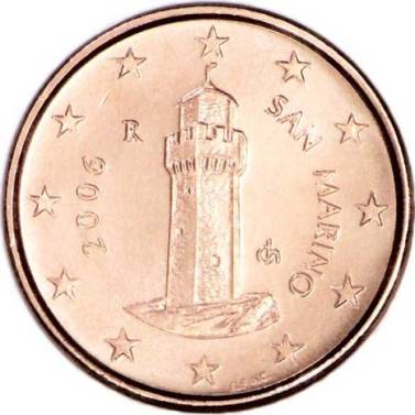 1 cent 2006 San Marino ob.UNC