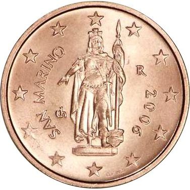2 cent 2006 San Marino ob.UNC