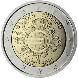 2 euro 2012 Fínsko cc.UNC EM