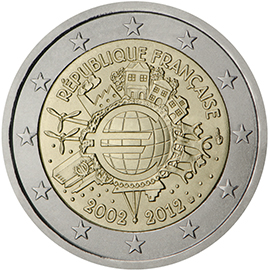 2 euro 2012 Francúzsko cc.UNC EM