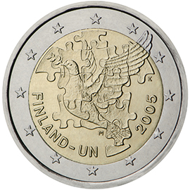 2 euro 2005 Fínsko cc.UNC OSN