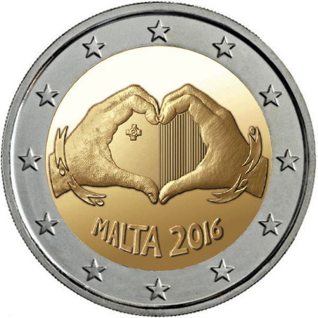 2 euro 2016 Malta cc.UNC Láska
