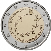 2 euro 2017 Slovinsko cc.UNC euro