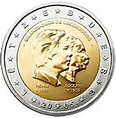 2 euro 2005 Luxembursko cc.UNC
