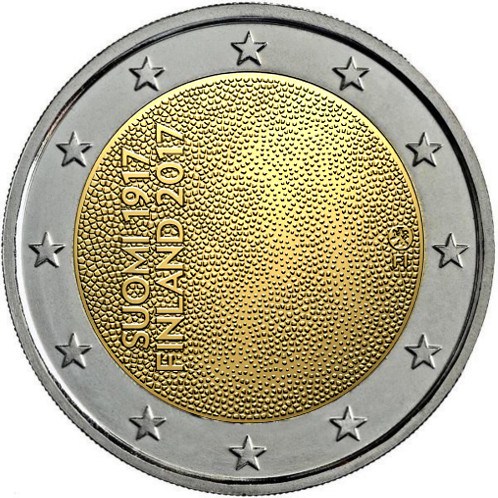 2 euro 2017 Fínsko UNC nezávislosť