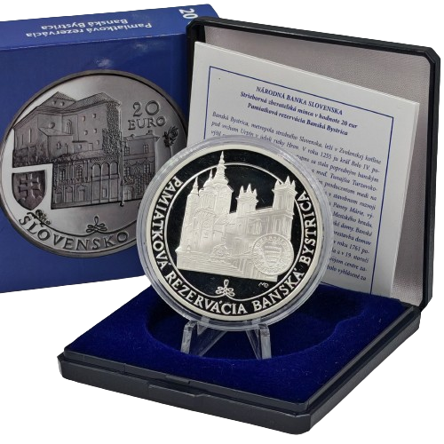 20 euro 2016 Slovensko PROOF, Banská Bystrica 