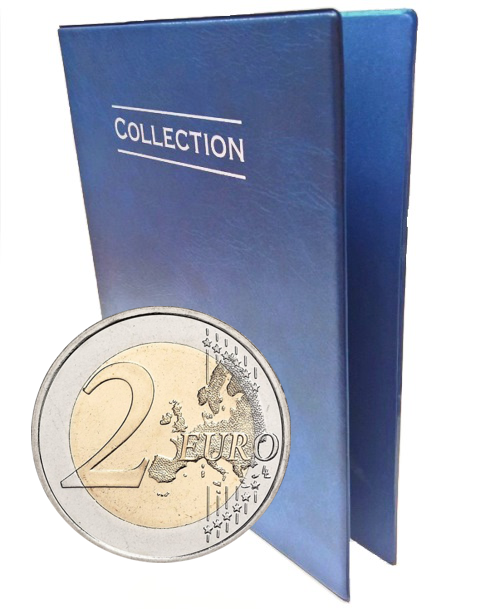 Album COLLECTION na 2 euro mince, 5 listov, modrý (COLM24BL)