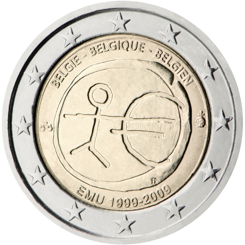 2 euro 2009 Belgicko cc.UNC HMU