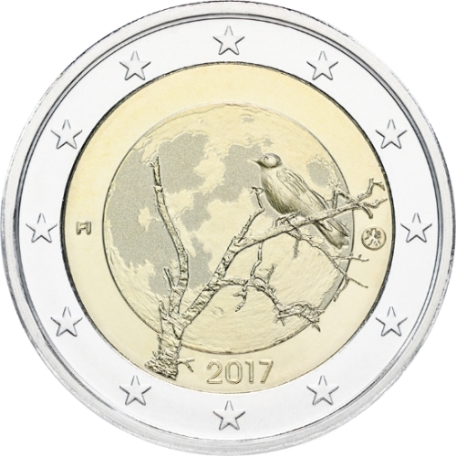 2 euro 2017 Fínsko UNC Fínska príroda