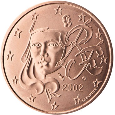 5 cent 1999 Francúzsko ob.UNC
