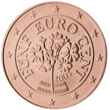 5 cent 2002 Rakúsko ob.UNC