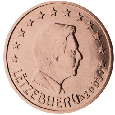 5 cent 2002 Luxembursko ob.UNC
