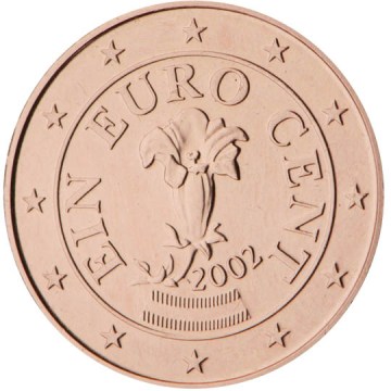 1 cent 2007 Rakúsko ob.UNC