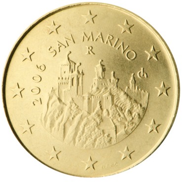 50 cent 2015 San Marino ob.UNC