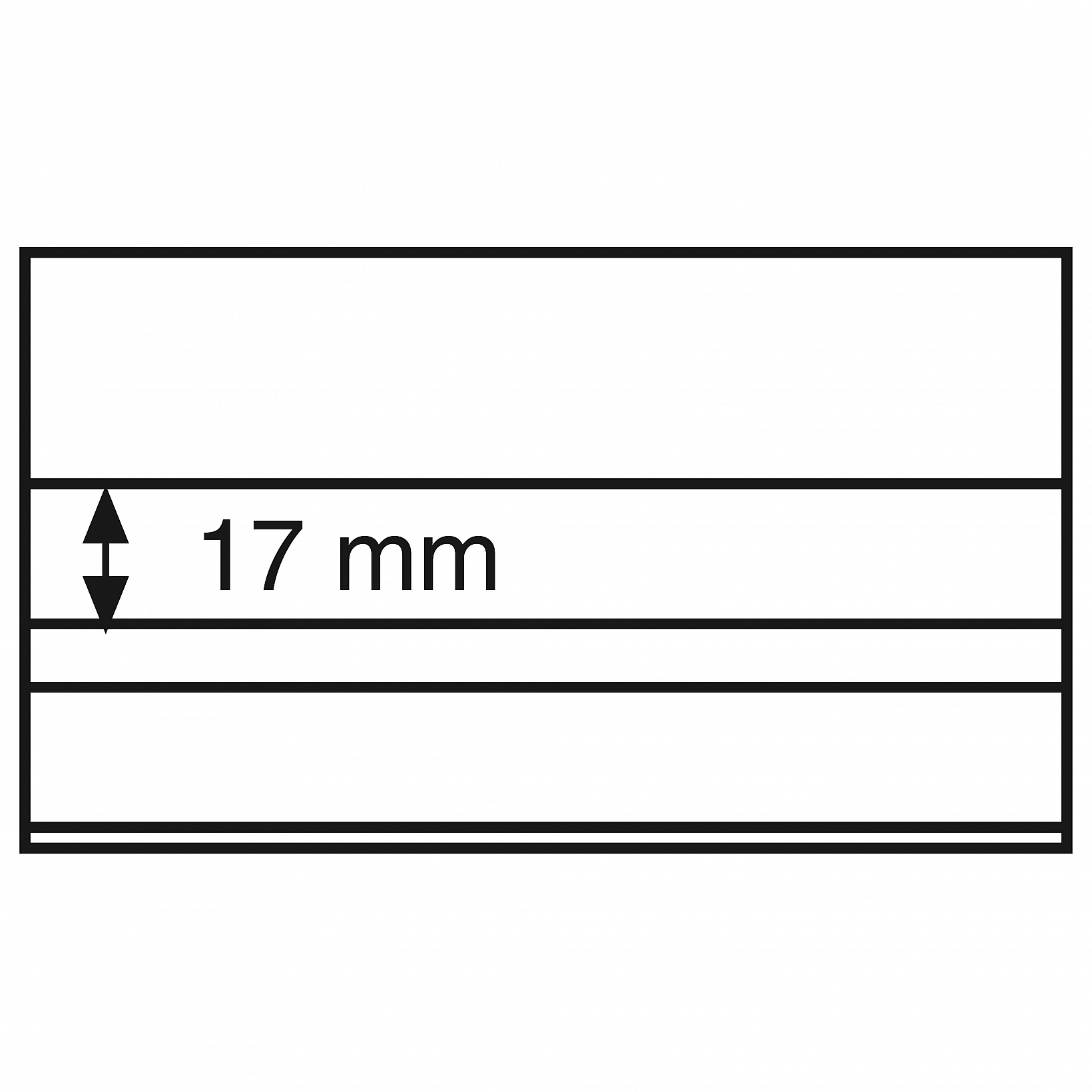 Štandartné PVC karty, 148x85 mm, 2 číre pásy s krycím listom, čierne, 100ks/bal (EKACD/2SPVC)