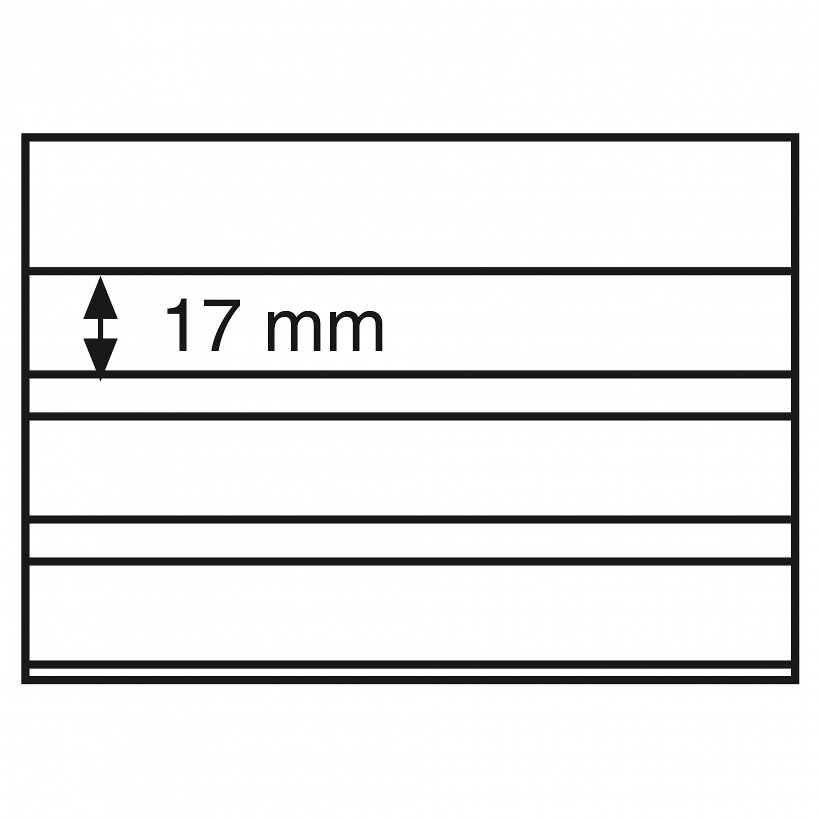 Štandartné PVC karty, 158x113 mm, 3 číre pásy s krycím listom, čierne, 100ks/bal (EKC6D/3SPVC)