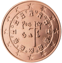 5 cent 2007 Portugalsko ob.UNC