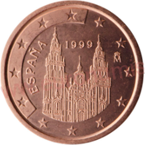 5 cent 1999 Španielsko ob.UNC