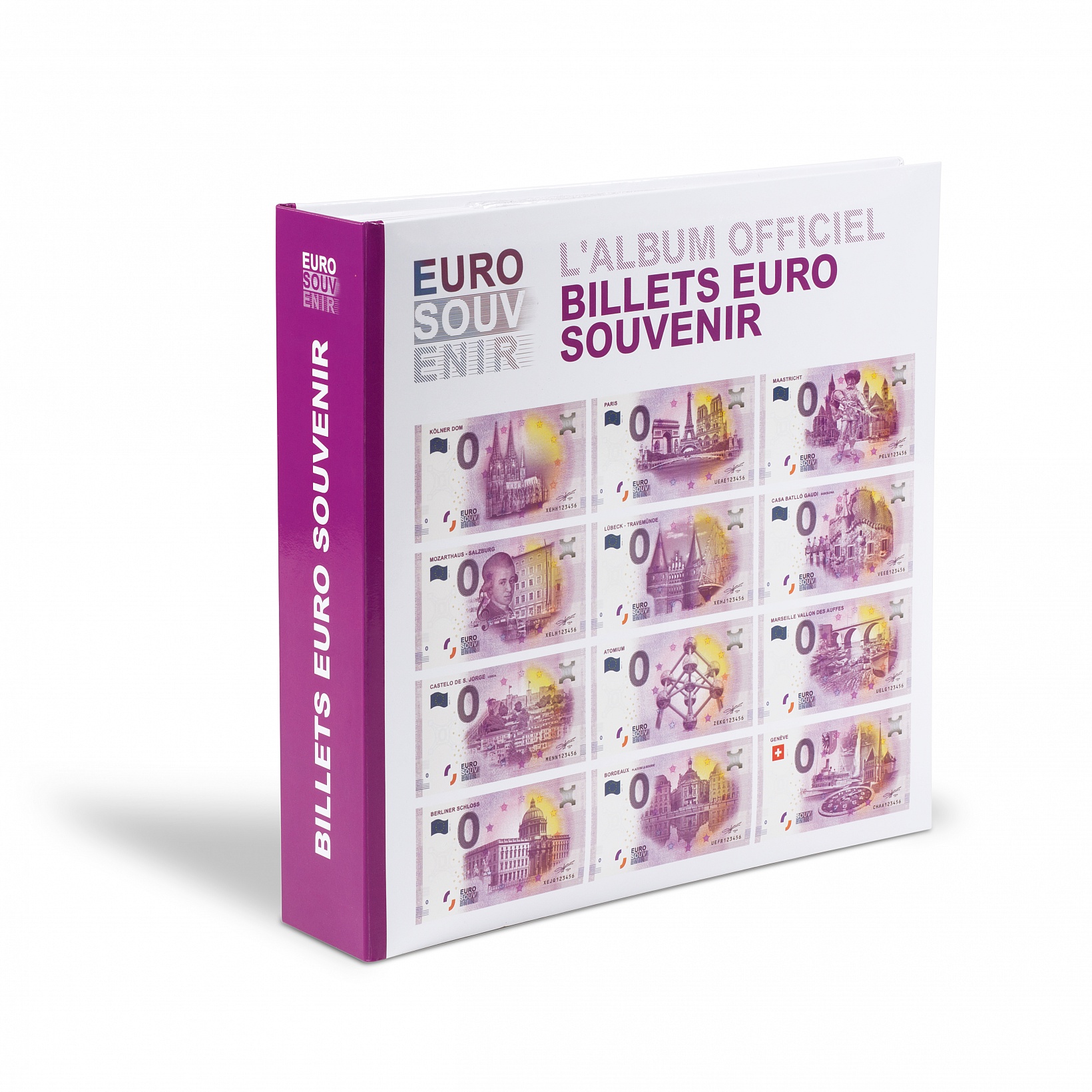 Album na 200 "0 Euro Souvenir banknotes" (ALBBT2N) IN