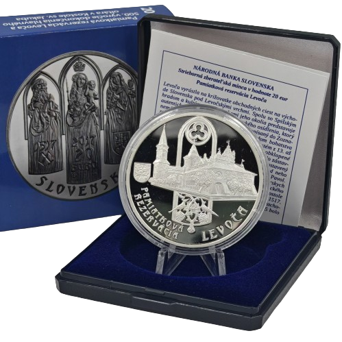 20 euro 2017 Slovensko PROOF Levoča 