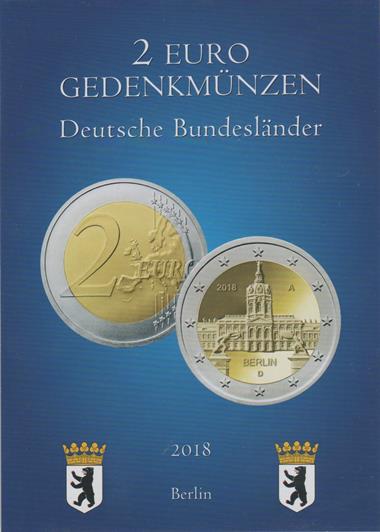 Mincová karta pre 2 euro mince Nemecko 2018 "Berlin" (2EUROSET18)