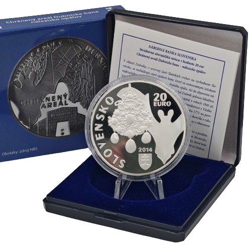 20 euro 2014 Slovensko PROOF, Chránený areál Dubnícke bane