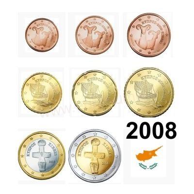 SET 2008 Cyprus UNC (3,88€)