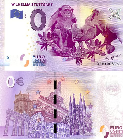 0 Euro Souvenir 2017/1 WILHELMA STUTTGART