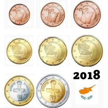SET 2018 Cyprus UNC (3,88€)