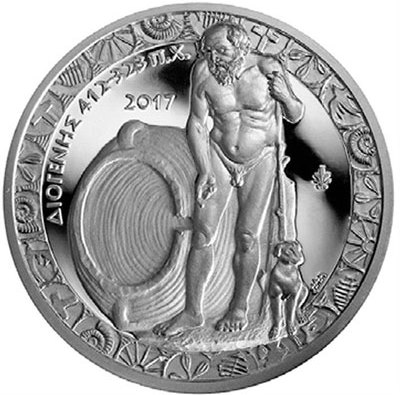 10 euro 2017 Grécko PROOF Diogenes