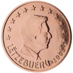 5 cent 2011 Luxembursko ob.UNC