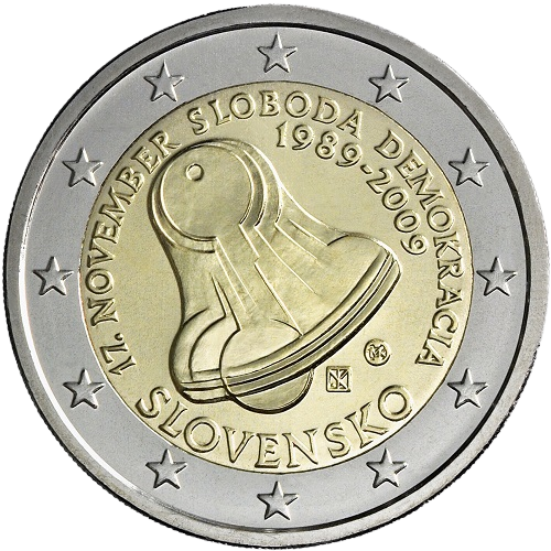2 euro 2009 Slovensko cc.UNC 17.november 