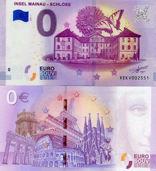 0 euro suvenír 2018/1 Nemecko UNC Insel Mainau - Schloss