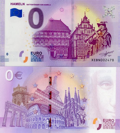 0 euro suvenír 2018/1 Nemecko UNC Hameln