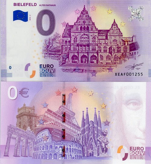 0 euro suvenír 2018/2 Nemecko UNC Bielefeld
