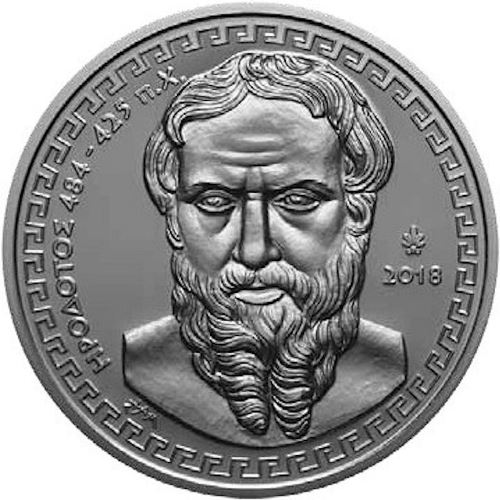 10 euro 2018 Grécko PROOF Herodotus