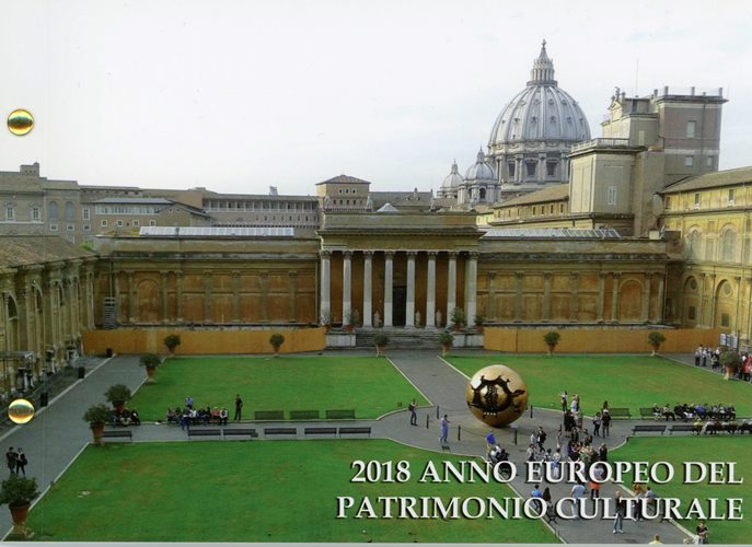 2 euro 2018 Vatikán cc.UNC Laokontovo súsošie numisbriefe