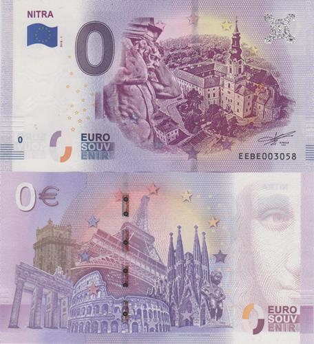 0 euro suvenír 2018/1 Slovensko UNC Nitra