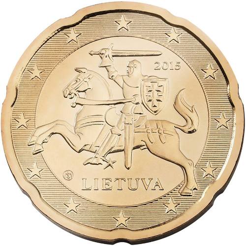 20 cent 2017 Litva ob.UNC