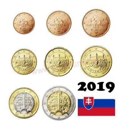 SET 2019 Slovensko UNC (3,88€)