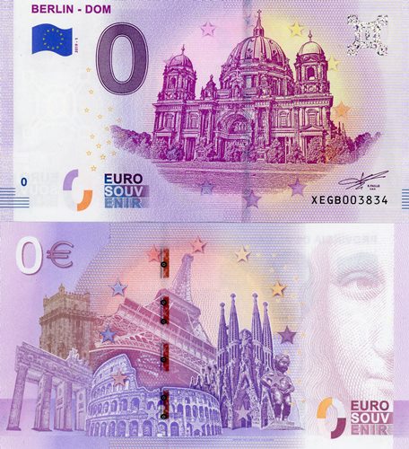 0 euro suvenír 2019/1 Nemecko UNC Berlin - Dom