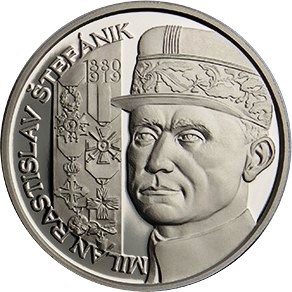 Strieborná medaila, M.R.Štefánik - 100.výročie úmrtia