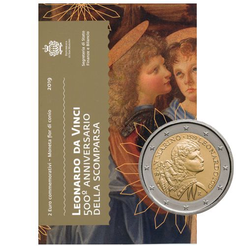 2 euro 2019 San Maríno cc.BU Leonardo da Vinci