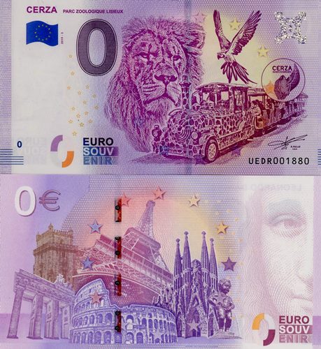 0 euro suvenír 2019/3 Francúzsko UNC Cerza
