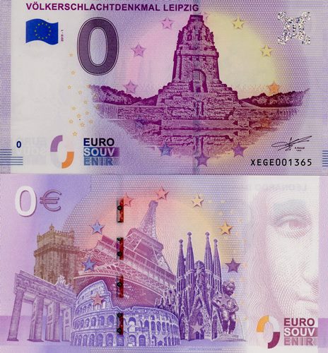 0 euro suvenír 2019/1 Nemecko UNC Volkerschlachtdenkmal Leipzig