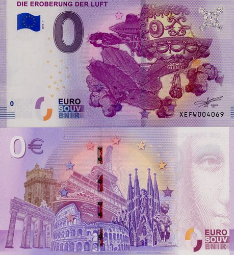 0 euro suvenír 2019/1 UNC Nemecko Die Eroberung Der Luft