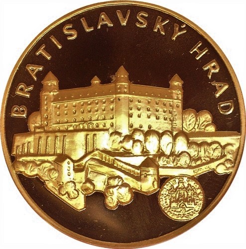 Medaila AV, Hrad Bratislava (670313g)